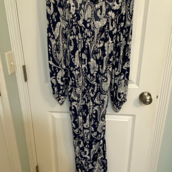 Talbots long size dress with belt - Picture 3 of 3